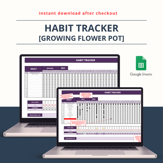 Habit Tracker [Growing Flower Pot]